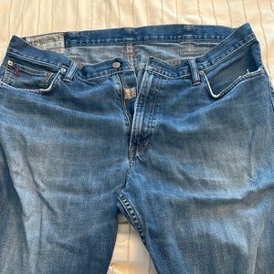 Polo Ralph Lauren light blue boot cut jeans. Size 38. Nice quality.